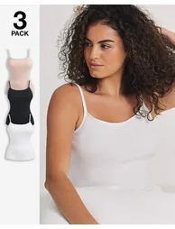 3 Pack Cotton Vests