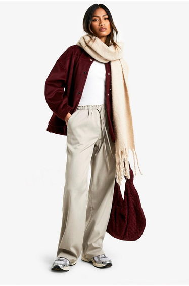 Drawstring High Waist Trouser