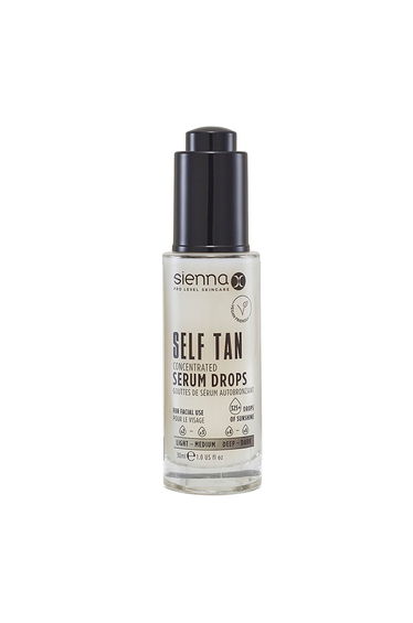 Sienna X Self Tan Concentrated Serum Drops 125g