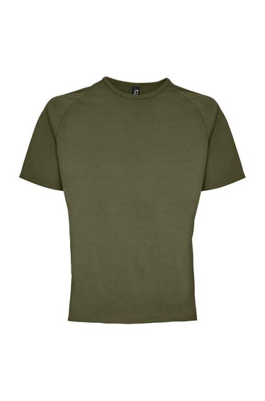 SOLS Mens Sporty Short Sleeve Performance T-Shirt - Army
