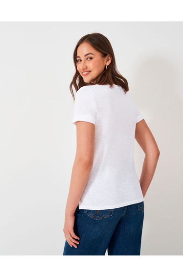 Perfect Crew Slub T-Shirt White