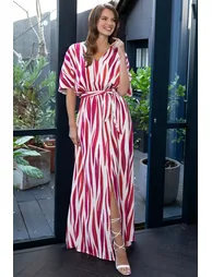 Oversized Split Front Maxi Dress