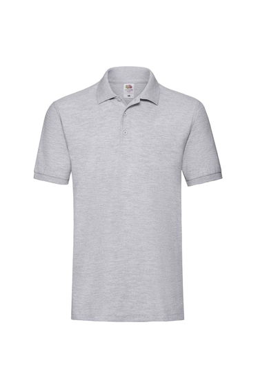 Fruit of the Loom Mens Premium Pique Polo Shirt - Athletic Heather