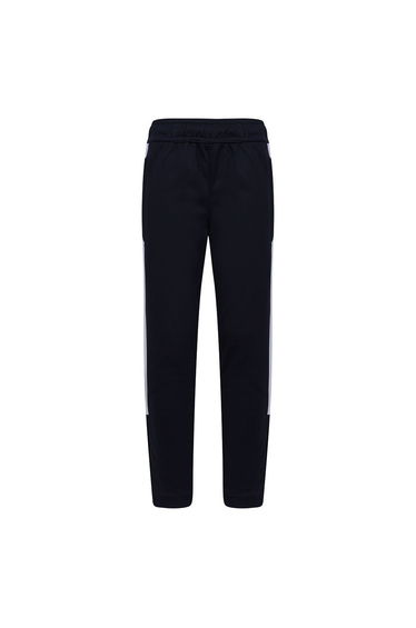 Finden & Hales Childrens/Kids Boys Knitted Tracksuit Pants - Black/White