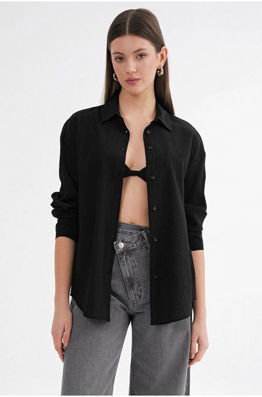 Mixray Relaxed Fit Poplin Shirt
