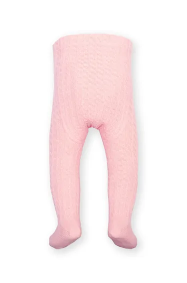Cable Tights Pink