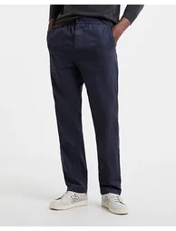 بنطلون تشينو بقصة مستقيمة بخصر إيلاستيك
