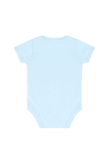 Larkwood Baby Boys/Girls Essential Short Sleeve Bodysuit - Pale Blue