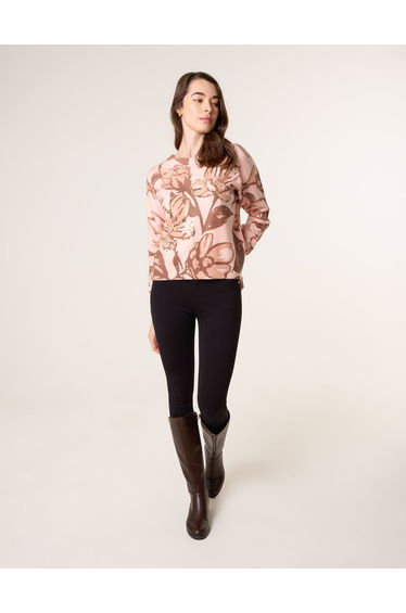 Flower Sequin Detailed Jumper