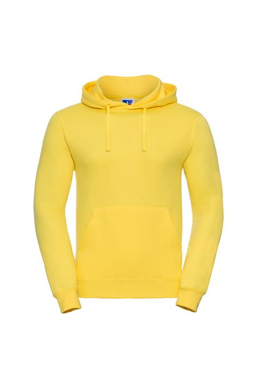 Russell Colour Mens Hooded Sweatshirt / Hoodie - Yellow