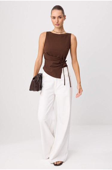 Brown Blouse