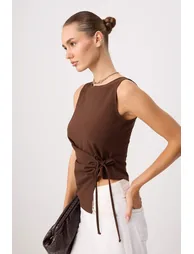 Brown Blouse - 1