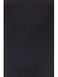 Black Halter Neck Column Midi Dress - 3