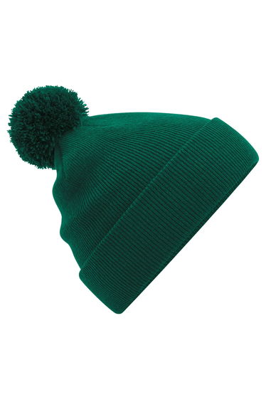 Beechfield Original Pom Pom Beanie - Bottle Green