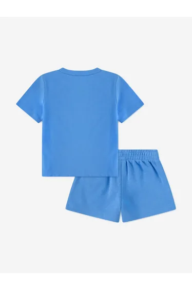 Jordan Baby Boys MJ Brooklyn Essential Fleece Short Set in Blue