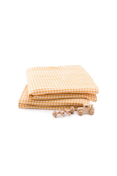Set of 2 Croizic 70 x 70cm Gingham 100% Cotton Muslin Swaddles