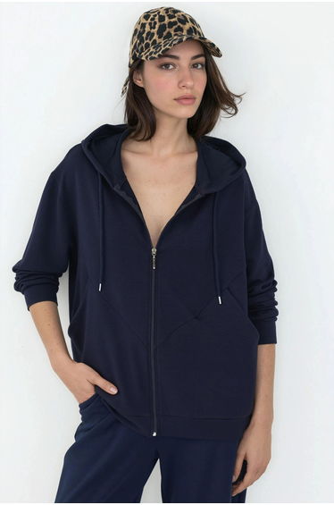 Soft Touch Full Zip Hoodie Sweatshirt
