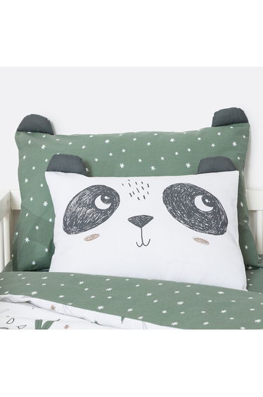Panda Mania Baby Pillowcase in Cotton