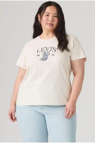 Printed Crew Neck T-Shirt with Short Sleeves