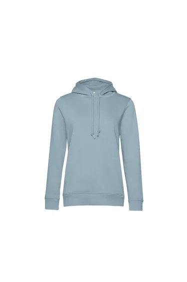 B&C Womens/Ladies Organic Hoodie - Duck Egg Blue