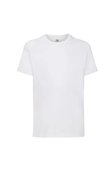 Fruit of the Loom Childrens/Kids Value Cotton T-Shirt - White
