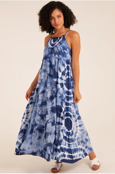 فستان مطبع ماكسي