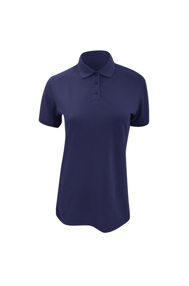 Kustom Kit Ladies Klassic Superwash Short Sleeve Polo Shirt - Navy Blue
