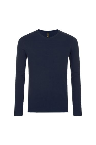 SOLS Mens Glory V Neck Sweater - French Navy