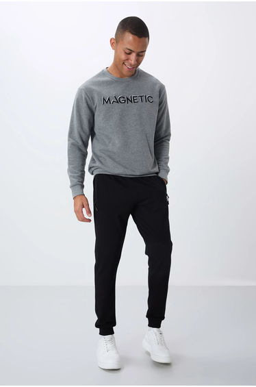 TOMMY Men's Printed Crew Neck Sweatshirt