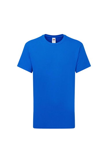 Fruit of the Loom Childrens/Kids Iconic 195 T-Shirt - Royal Blue