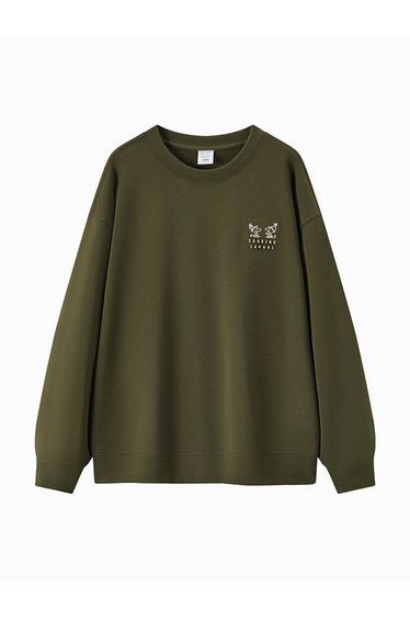 Unisex Sweatshirt With Front And Back Prints