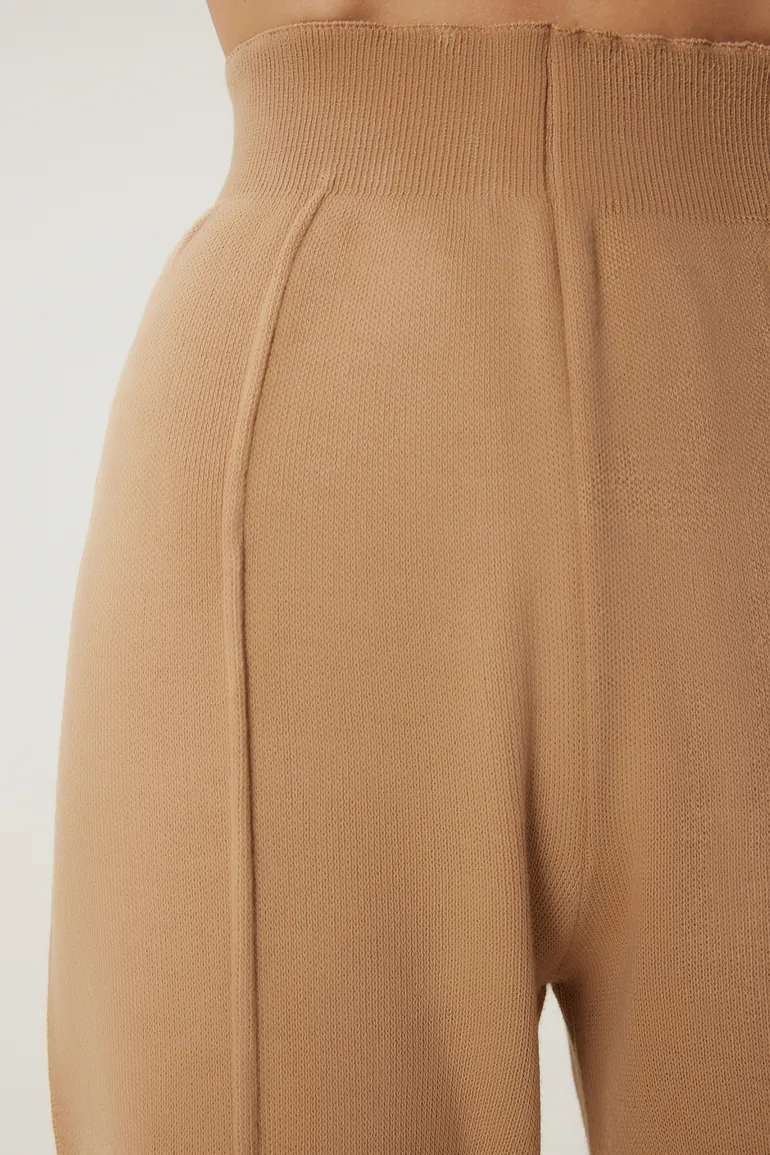 Women's biscuit chic knitwear sweater pants set - 4