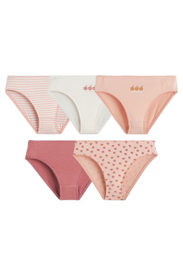 Pack of 5 Knickers in Cotton