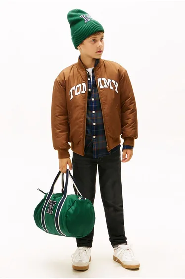 Modern Straight Washed Blk Denim Denim