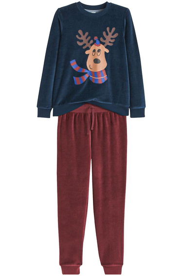 Velour Reindeer Pyjamas