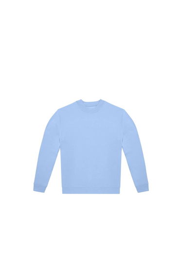 B&C Unisex Adult ID.332 Crew Neck Sweatshirt - Lotus Blue