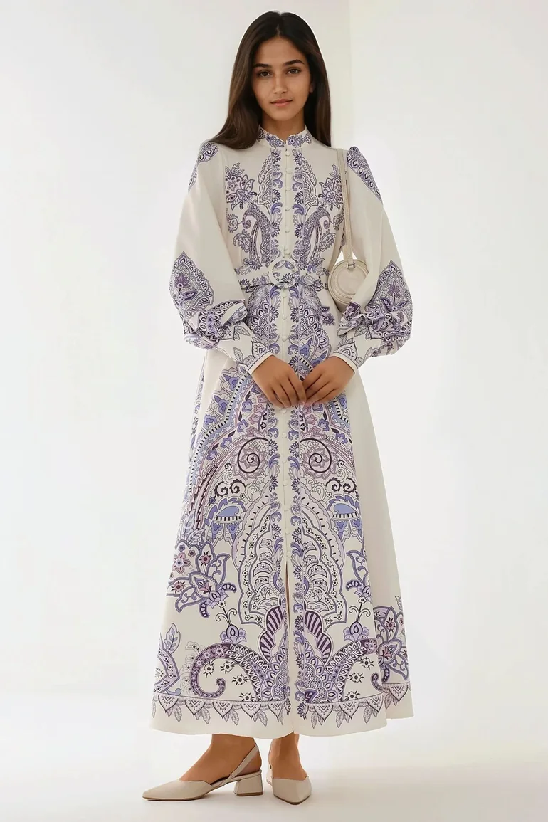 long sleeve lycra maxi dress Fitted Long Sleeve Lycra Gown by Amelia Couture 381-1 18 / Magenta