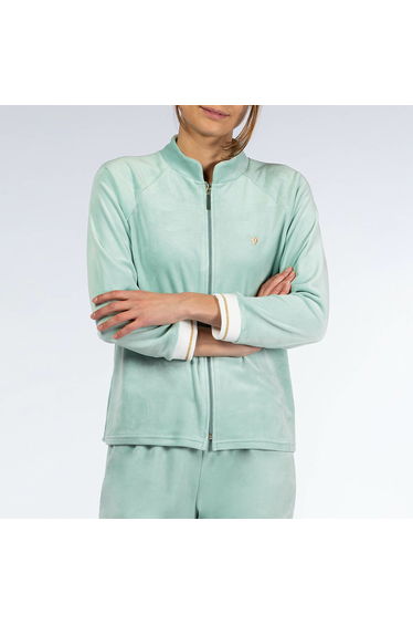 Comfy Velour Lounge Jacket