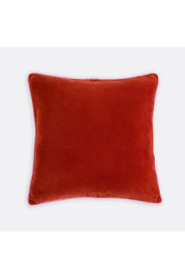 Gusali Square Two-Tone Cushion Cover 50x50cm in Velour