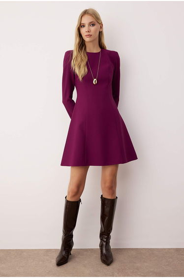 Plum Plain Short / Mini Woven Dress