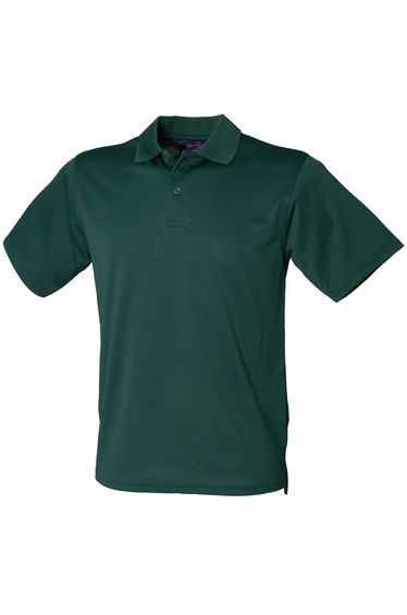 Henbury Mens Coolplus® Pique Polo Shirt - Bottle