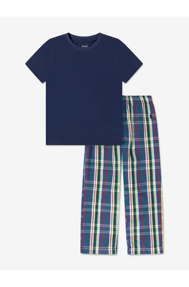 Ralph Lauren Boys Pyjama Set in Navy