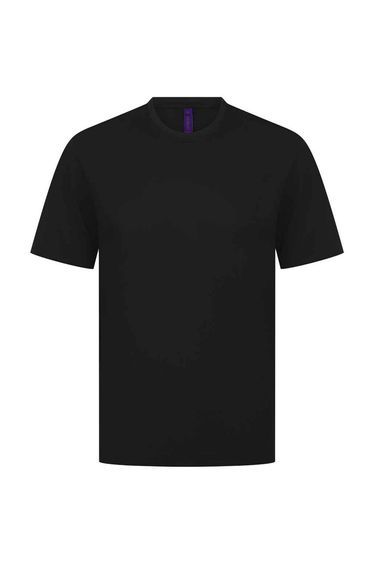Henbury Adult CoolPlus Moisture Wicking T-Shirt - Black