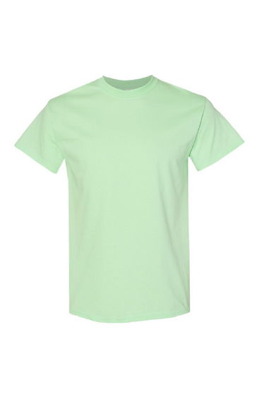 Gildan Mens Heavy Cotton Short Sleeve T-Shirt - Mint Green