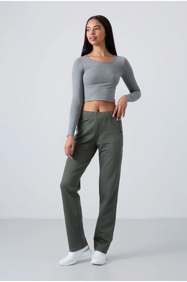 TOMMY Women's Straight-leg Fleece Sweatpants