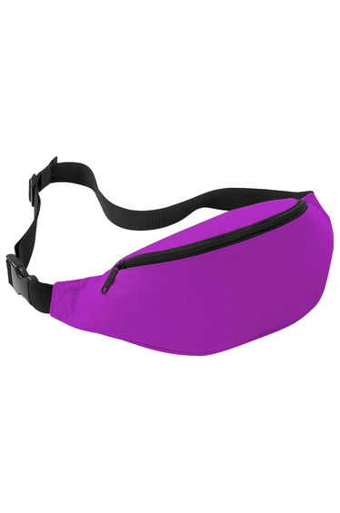 Bagbase Adjustable Belt Bag (2.5 Litres) (Pack of 2) - Fuchsia