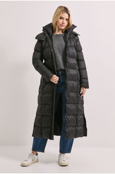 Fur Trim Padded Puffer Coat