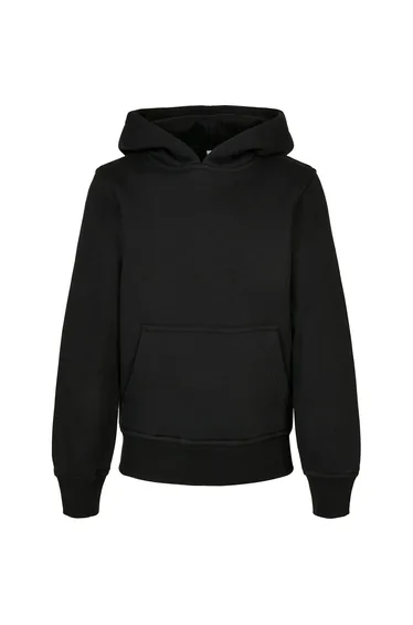Childrens/Kids Basic Organic Hoodie - Black
