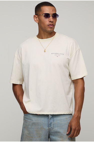 Ecru Oversized Rivera Photographic Print T-Shirt - ecru