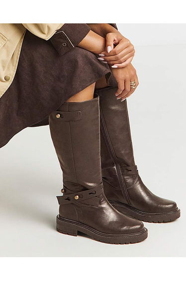 Casual Knee High Boots Ex Wide C